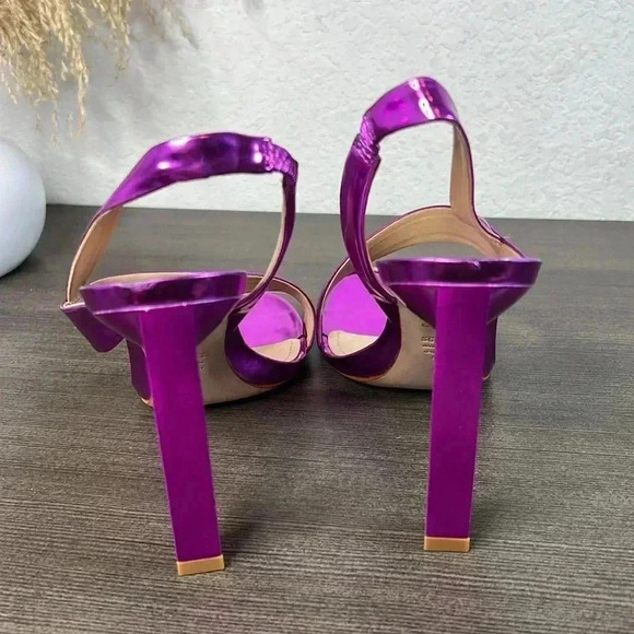 SCHUTZ Dannie Patent Leather Heels Sandals Size 9.5B - Picture 5 of 13